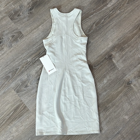 New with tags Lululemon Ribbed Softstreme Slim Fit Tank Dress Size 2 - Picture 2 of 2